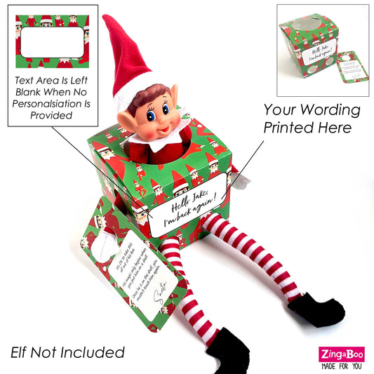 Personalised Elf Arrival Box