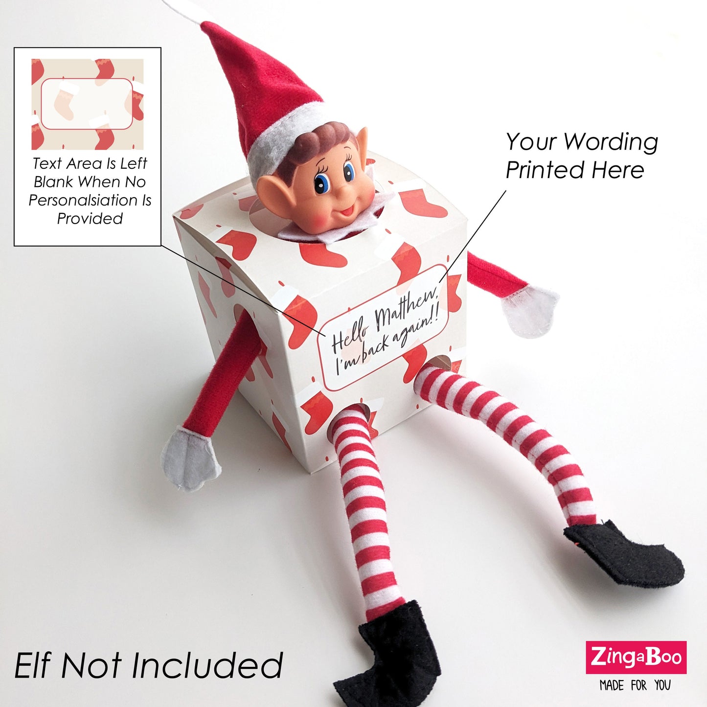Personalised Elf Arrival Box