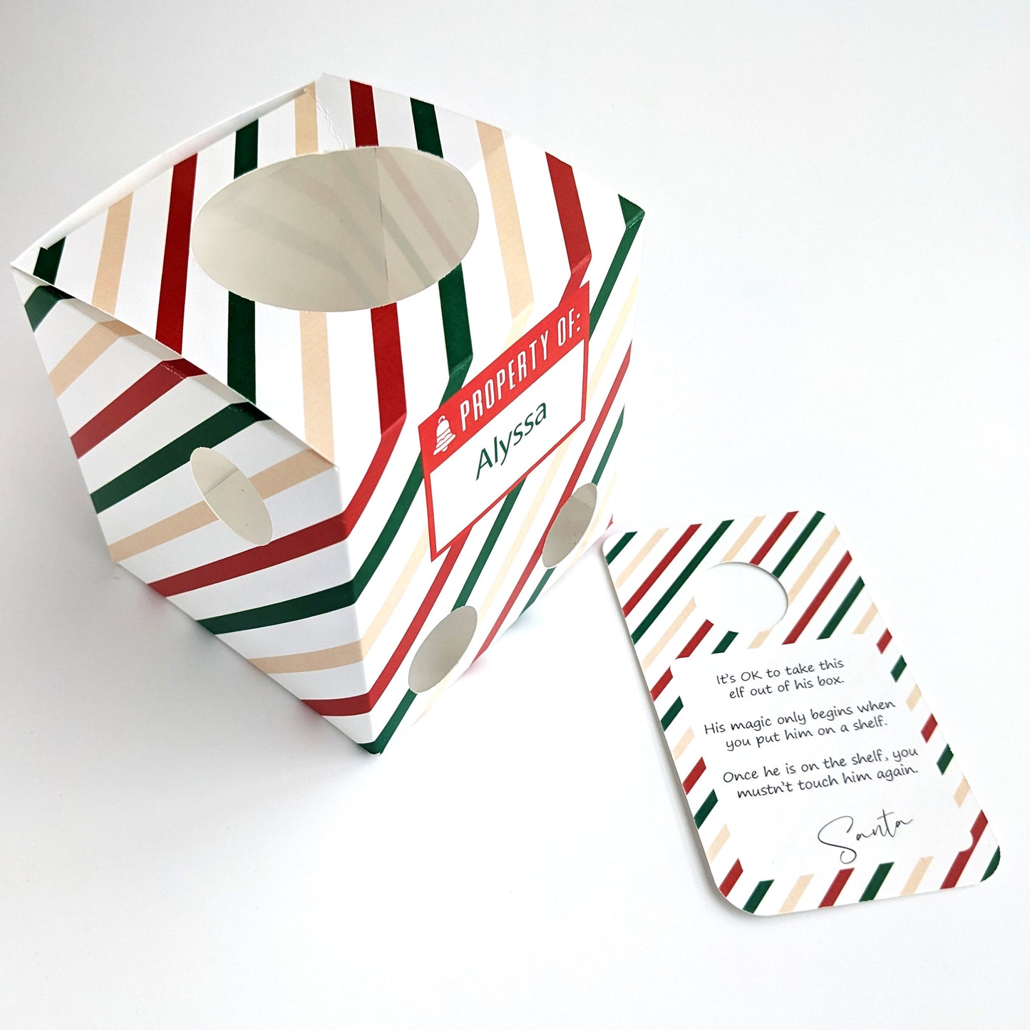 Personalised Elf Arrival Box