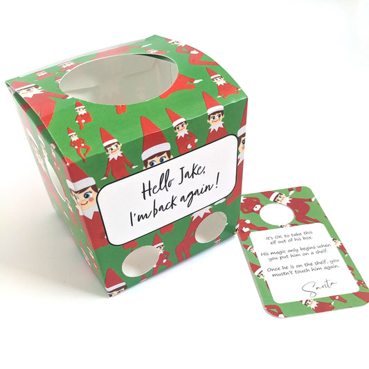 Personalised Elf Arrival Box