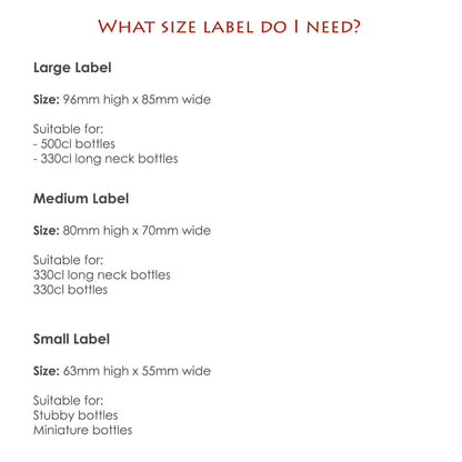 Elf Piss joke bottle labels for beer or cider bottles. 3 sizes 275cl 335cl 500cl.